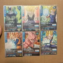 ドラゴンボールカード データーカードダス　 レアカード　6枚