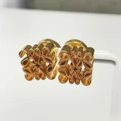 週末値下げ中！　ロエベ アナグラム　ロゴピアス　ゴールド ロエベ ピアス アナグラム ゴールド ロゴ フープ アクセサリー プレゼント