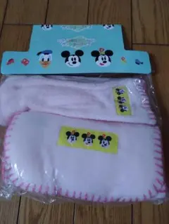 値下げミッキーマフラー ピンク