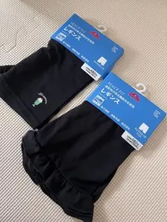 新品　ミニ丈 黒パン レギンス 120cm