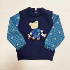 【美品】 ファミリア familiar セーター 90 トップス ニット 長袖