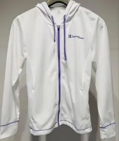 Champion チャンピオン パーカー L 白 UVカット スポーツウェアのサムネイル
