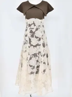 オパールフラワーコルセットワンピース　dazzlin