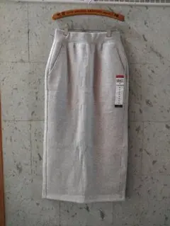 GU ヘビーウェイトスウェットナロースカート Mサイズ グレー タグ付き