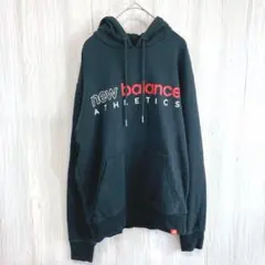 ニューバランス NB アスレチックス スウェットパーカー 黒 Sサイズ