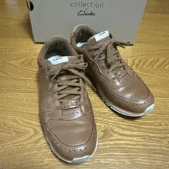 Clarks レザー スニーカー　25.5 UK7 1/2 お値下げ致しました！