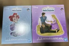 ディズニー　一番くじ　A賞　ラプンツェル　B賞　アリエル　シーンフィギュア　②