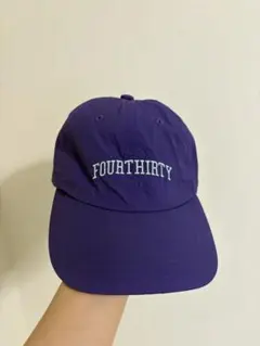 FOURTHIRTY ナイロン　キャップ　パープルのサムネイル