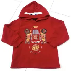 【110cm】カーズ 裏起毛パーカー