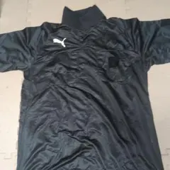 Puma 黒 半袖　長袖ポロシャツ 審判用品　サイズL