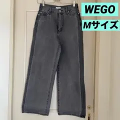 【used/美品‼️】WEGOウィゴー/メンズデニムパンツ/ジーパンワイドMグレーのサムネイル