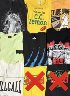 古着Tシャツまとめ売り　7点　セット　アソート　卸ベール Tシャツ
