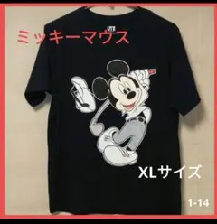 ユニクロ ミッキーマウス Tシャツ XLサイズ ブラック