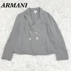 【美品】ARMANI COLLEZIONI ジャケット IT46 グレーのサムネイル