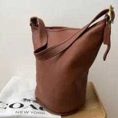 ◎正規品極美品COACHオールドコーチ9952クラブタンレザー巾着ショルダー ◎正規品極美品COACHオールドコーチ9952クラブタンレザー巾着