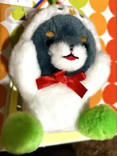 豆柴三兄弟 ゆるクリスマス 　マスコット ぬいぐるみ 　豆ジロー