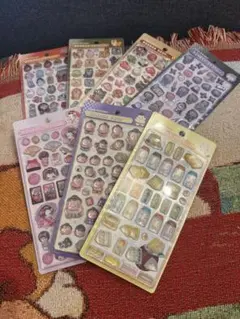 正規品　和柄　ボンボンドロップシール　７種　舞妓　　古都巡り　東京観光　相撲　等