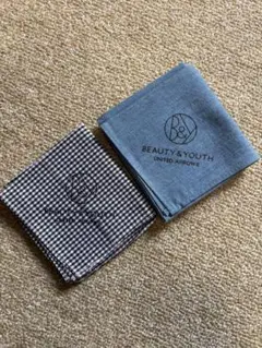 BEAUTY & YOUTH ハンカチ 2枚セット