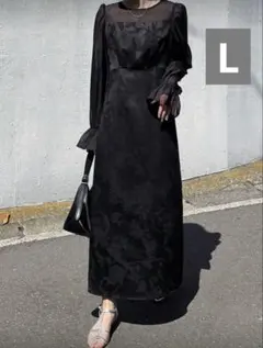 結婚式 披露宴 お呼ばれ オケージョンドレス フォーマル ロングドレス 黒