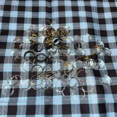 大容量リングパーツ フリーサイズ 77個セット