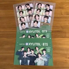 LOTTE XYLITOL BTS クリアファイル 4枚セット