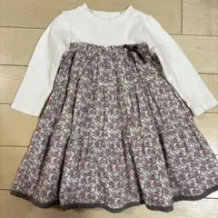 SENSE OF WONDER うさぎ柄スカートのワンピース 90cm