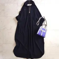 極美品♪ブルーバードブルバード オーバーサイズ ロングワンピース