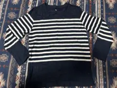 UNIQLO ボーダー柄 長袖カットソー 120