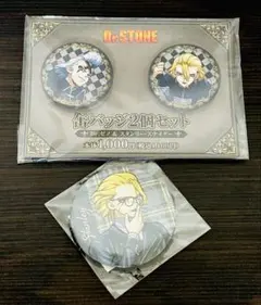 Dr.stone ドクターストーン ファミリーマート くじ引き堂 缶バッジ