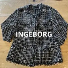 INGEBORGのツイードジャケット七分袖のサムネイル