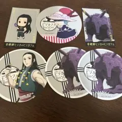 HUNTER×HUNTER ヒソカフェ　イルミ　箔押しカード＆コースター
