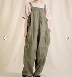Brocante / ブロカント　サロペット 40綾ダンプ コルドンサロペット