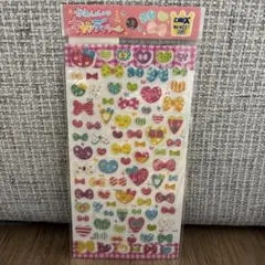 平成レトロ★かわいいキャンディシール★ ハートとリボンのシール★あめちゃんシール