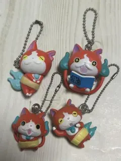 妖怪ウォッチマスコットキーチェーン 妖怪スイング　ジバニャン　まとめ売り　4個