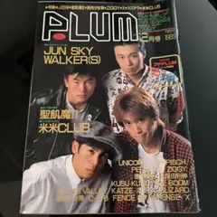 PLUM 1989年12月号 音楽雑誌