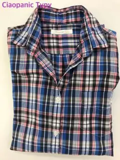 チャオパニックティピー 美品 チェックシャツ M