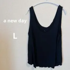 a new day ブラック タンクトップ