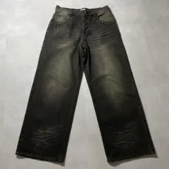 BADWAY Leopard straight denim pants タグ付き BADWAY Leopard straight denim pants タグ付き - メルカリ