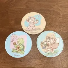 ディズニーシー　ダッフィー＆フレンズ　20周年記念品　コースター3枚セット