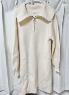 FRAY I.D ジッパーニットワンピース