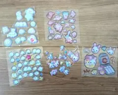 シールおすそ分け　いろいろ5種類