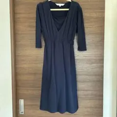 SWEET MOMMY マタニティ授乳服 ワンピース ネイビー