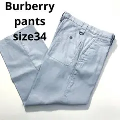 Burberryバーバリー リネン混　パンツ 34のサムネイル