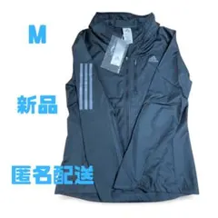 【新品】adidas ウインドブレーカーMサイズ　ジャージ 黒