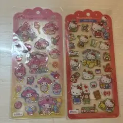 ハローキティ 光沢シール 2シートセット