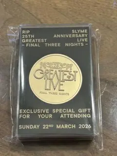 RIP SLYME GREATEST LIVE 入場者特典 メダル - メルカリ