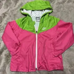 Nike フード付きジャケット ピンク/グリーン