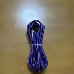新品未使用　紫色のライトニングケーブル　約2m