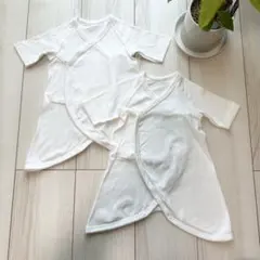 ユニクロ　ベビー　コンビ肌着　2枚セット　50cm-60cm