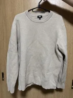 UNIQLO ベージュ 長袖セーター Lサイズ